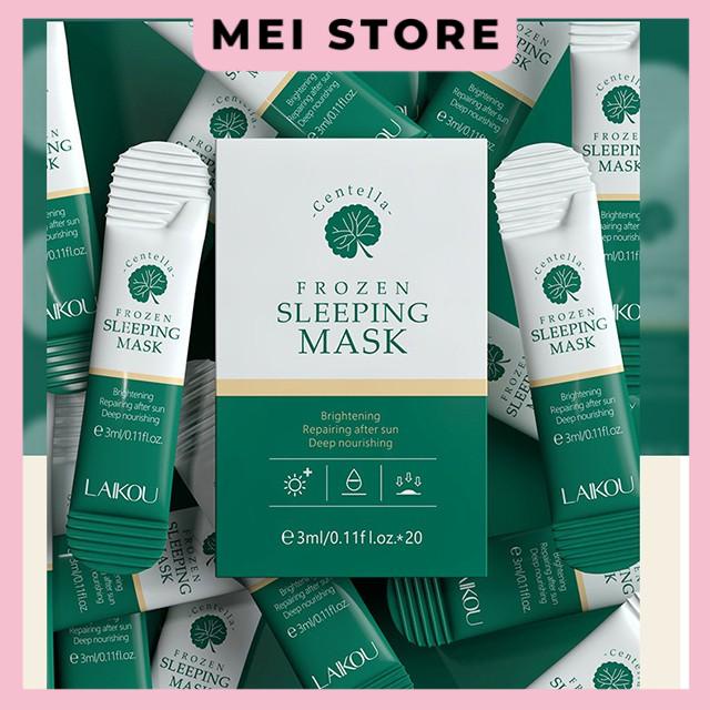 Mặt nạ LaiKou Collagen Centella Frozen Sleeping Mask - Hộp 20 Gói