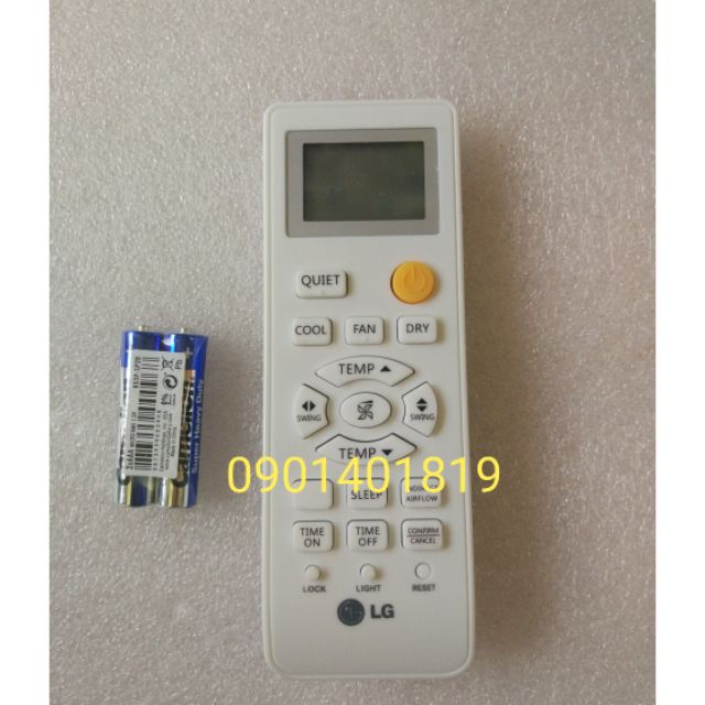 Điều Khiển Máy Lạnh LG Nút Vàng