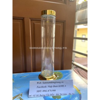 Bình thuỷ tinh ngâm rượu Hàn Quốc 2,5lit (hình trụ)