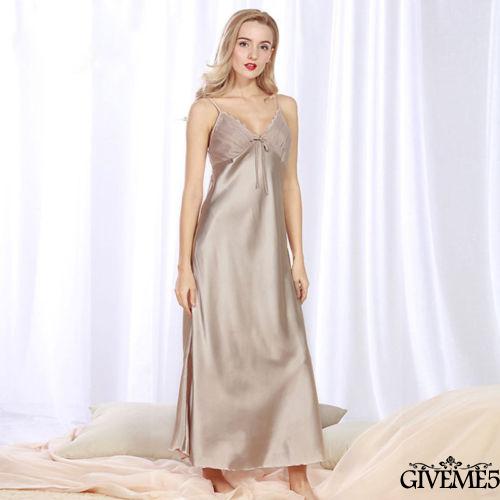 đồ ngủ Lụa Phối Ren Gợi Cảm Cho Nữ