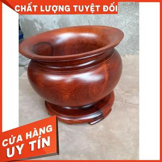 Bát nhang gỗ hương 20cm xcao17cm