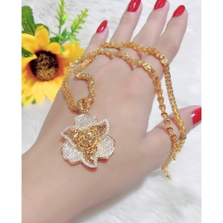 Dây Chuyền Nữ Mạ Vàng 24K Tubi Cony ( 01 dây + 01 mặt ) 1281306 - Mang Đi Chơi Đi Tiệc Sang Lắm Ạ - Trang Sức Nữ