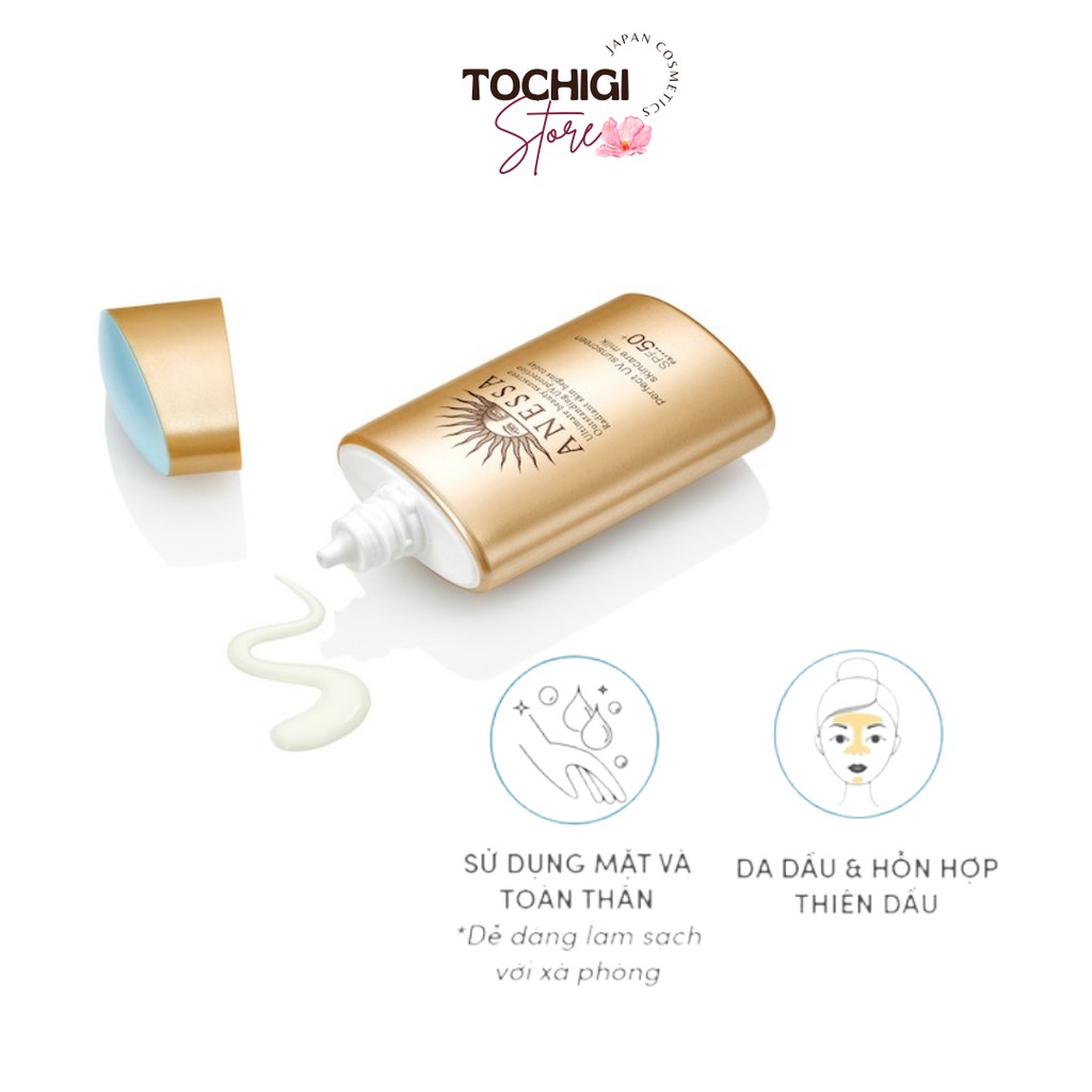 Sữa chống nắng dưỡng da Anessa Perfect UV Sunscreen Nhật Bản | BigBuy360 - bigbuy360.vn