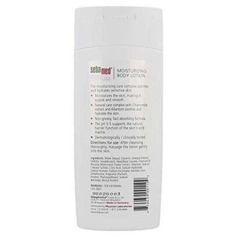 [CHÍNH HÃNG] Sebamed Sữa Dưỡng Thể Toàn Thân Da Nhạy Cảm Moisturizing Body Lotion pH5.5 200ml