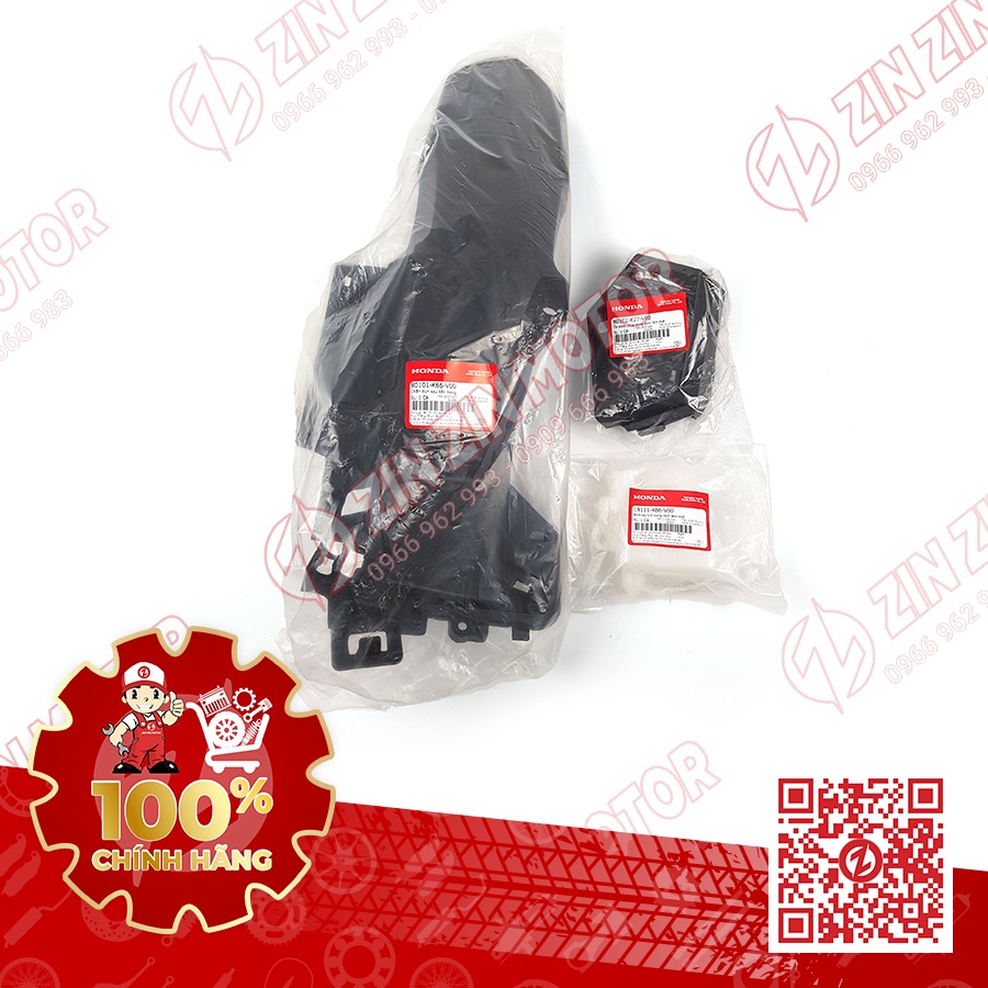 Bộ Dè Con 3 Món AirBlade  2013 Gắn Vừa Cho Vario, Click 2019 2020 2021 Chính Hãng Honda - ZZM