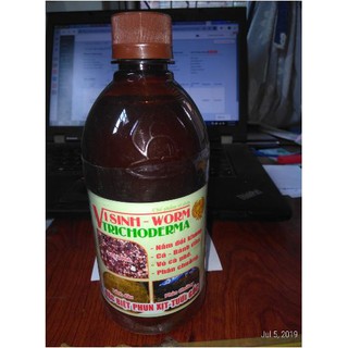 Chế phẩm vi sinh WORM TRICHODERMA Bacillus chai 500ml