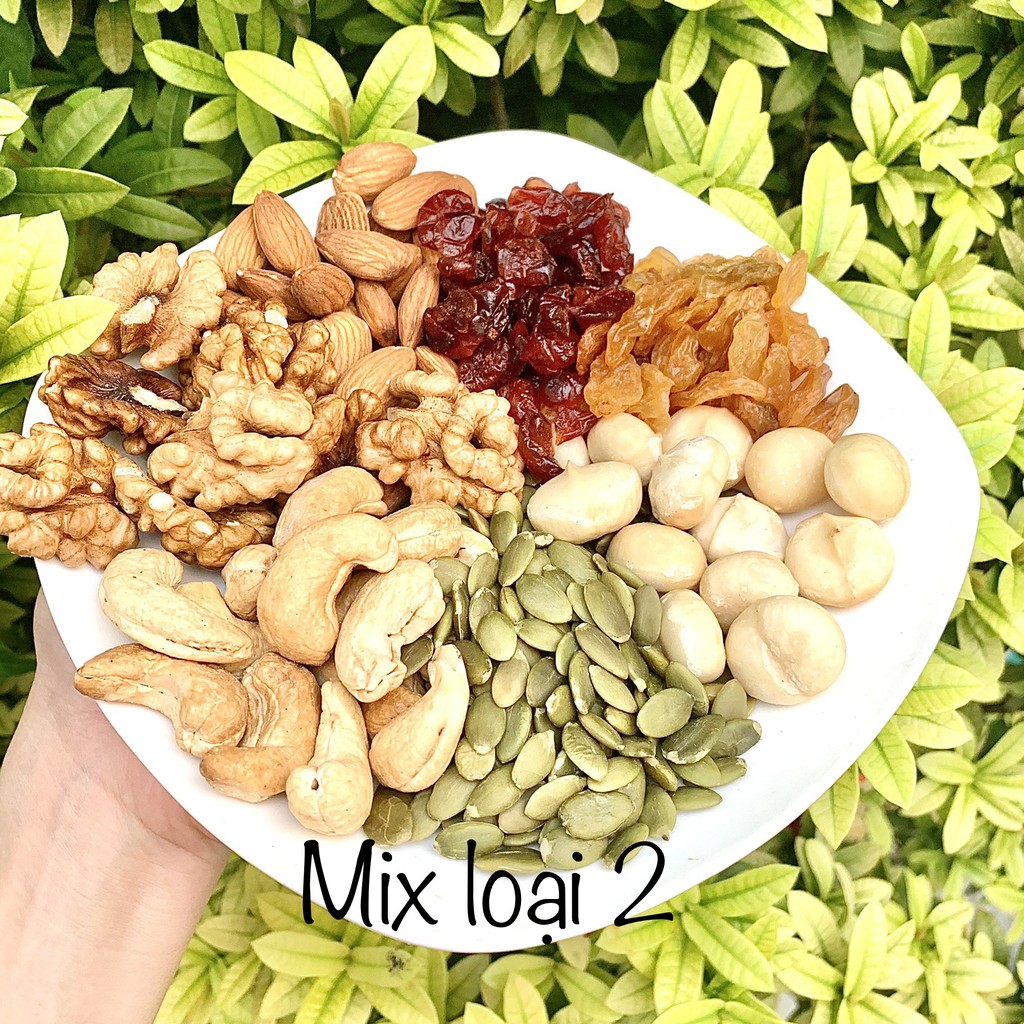 Mix 7 loại hạt dinh dưỡng và hoa quả sấy