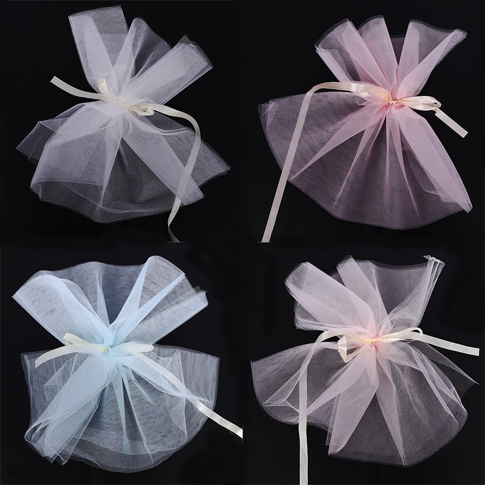 Cuộn vải lưới có dây rút dành cho gói quà bó hoa