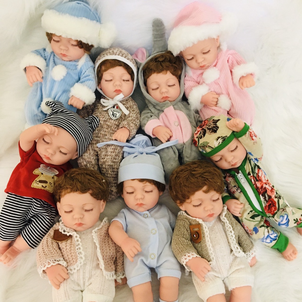 Búp Bê Em Bé Đáng Yêu Bằng Silicon - Cao 30 cm