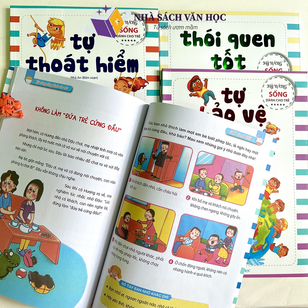 Sách - Combo 4 Quyển - Kỹ Năng Sống Dành Cho Trẻ