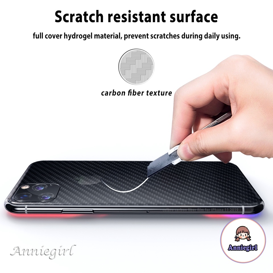 Miếng dán sợi carbon bảo vệ mặt sau điện thoại Iphone 11 Pro Max