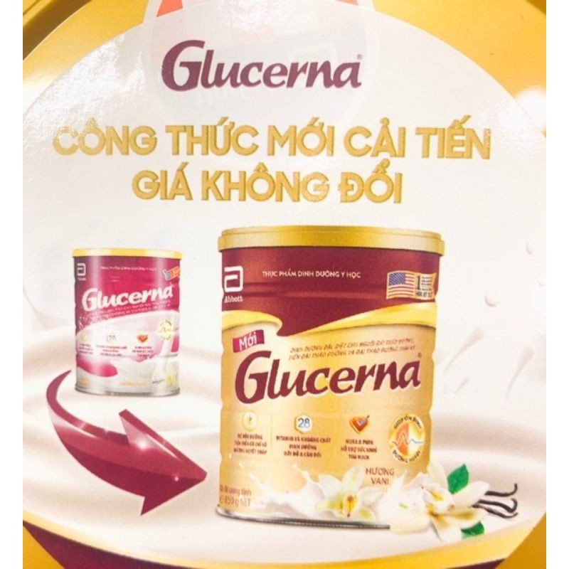 Sữa tiểu đường glucerna lon 850g