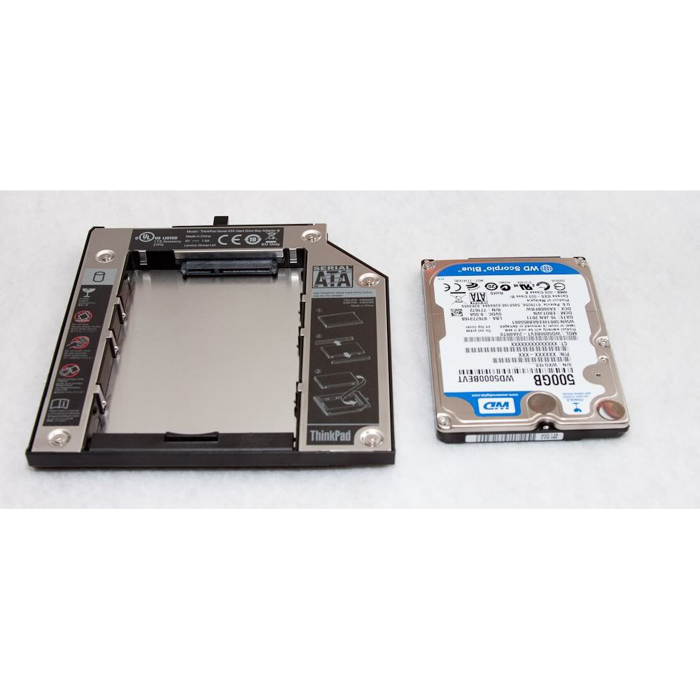 Hộp đựng ổ cứng Caddy bay Sata Aluminum (slim)