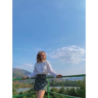 SET ÁO SƠ MI CV KẺ XANH