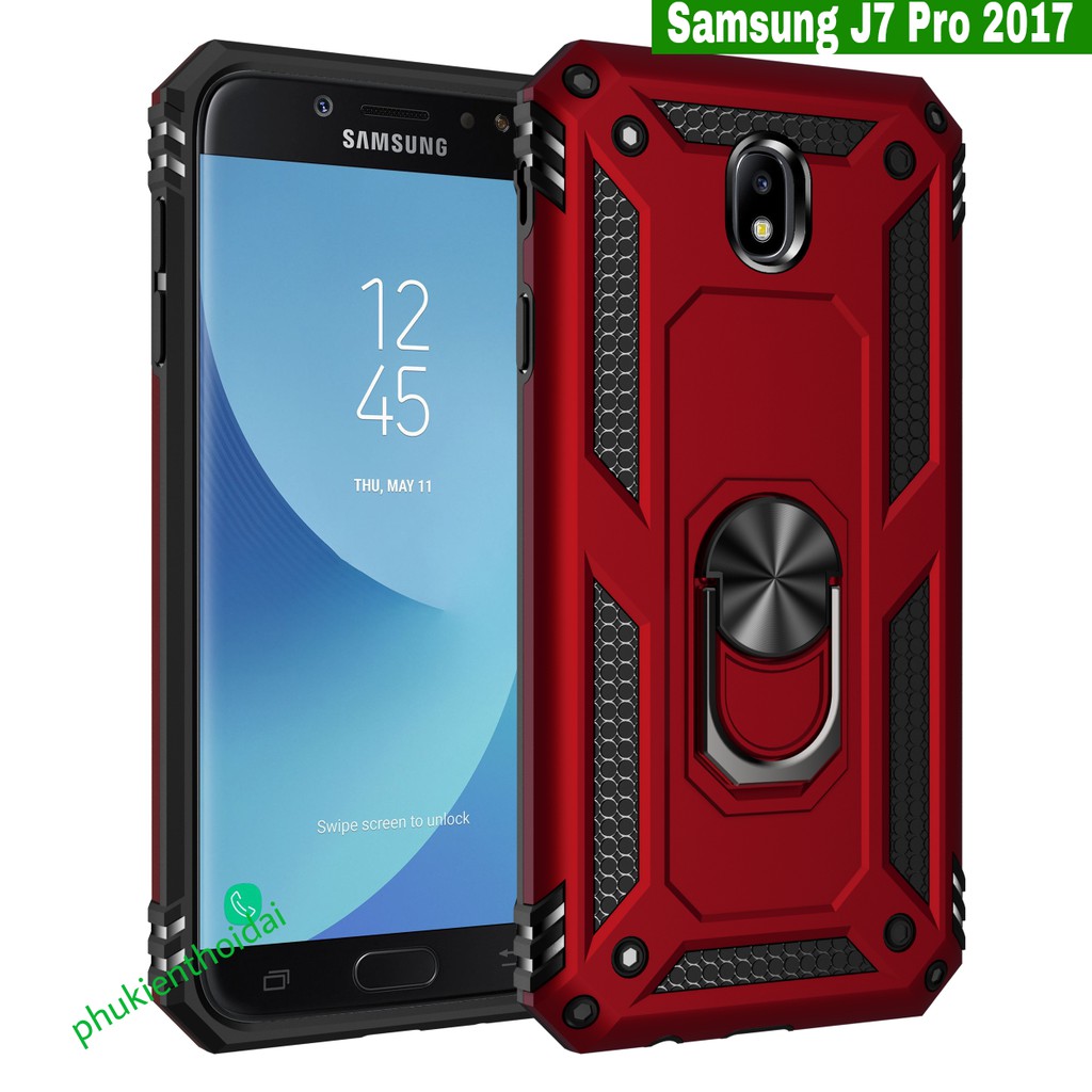 Ốp lưng Samsung Galaxy J7 Pro chống sốc Iron Man Pro cao cấp siêu bền