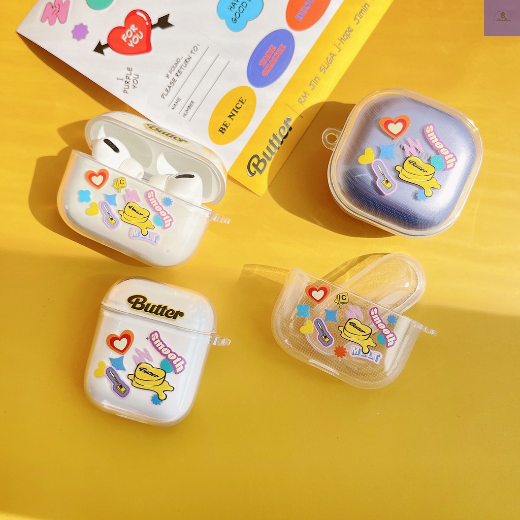 Vỏ bảo vệ hộp sạc tai nghe bluetooth không dây cho Apple Airpods 3 pro Samsung Galaxy buds live pro Buds 2