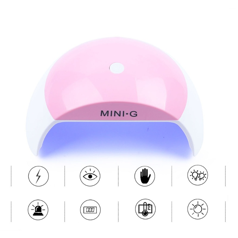 Đèn LED UV 30s USB Hong Khô Sơn Móng Tay 48W Có Hẹn Giờ