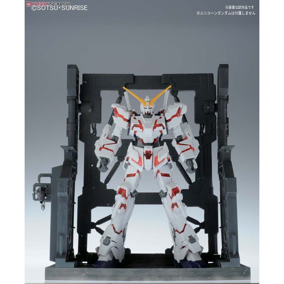 Gundam Bandai HG Hangar System Base 001 3 Màu Black White Gunmetal HGBF Mô Hình Đồ Chơi Lắp Ráp Anime Nhật Tỷ lệ 1/144