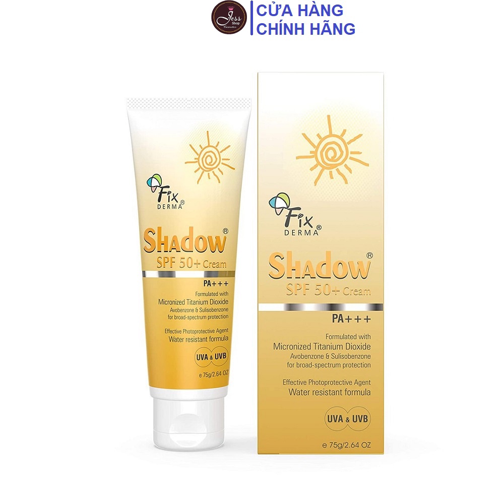 Kem Chống Nắng FixDerma Shadow SPF50+ PA+++ 75g