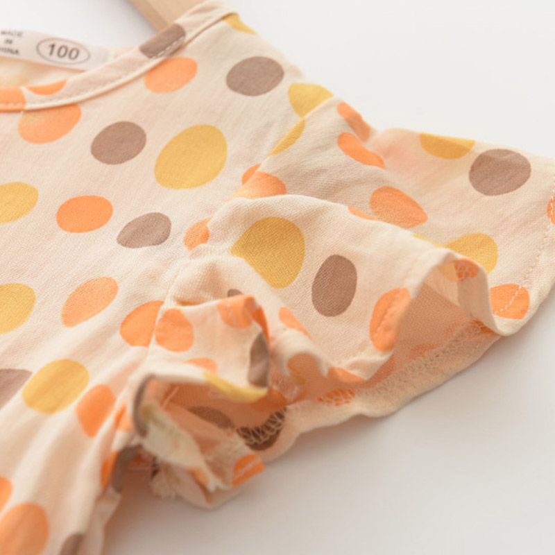 Đầm BEAR LEADER họa tiết chấm bi xinh xắn thời trang dành cho bé gái 2-6 tuổi