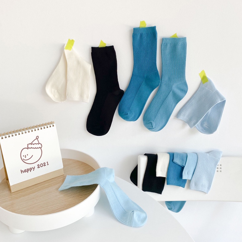 Vớ cotton nữ WAFNHA D600 thiết kế đơn giản thời trang