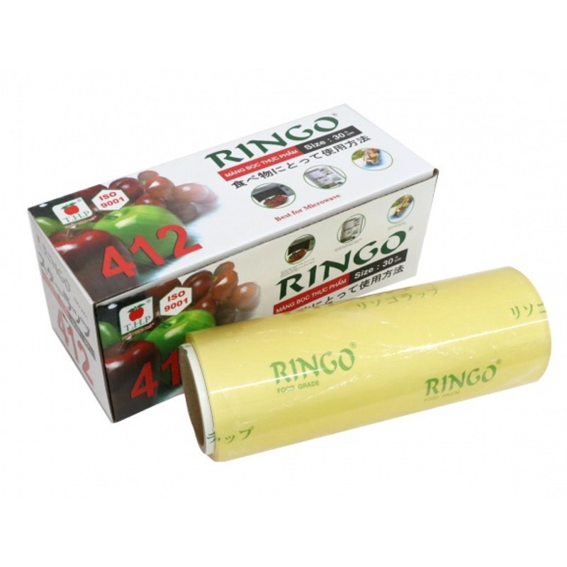 CUỘN MÀNG BỌC THỰC PHẨM RINGO LỚN ST412 (30cm x 275m)