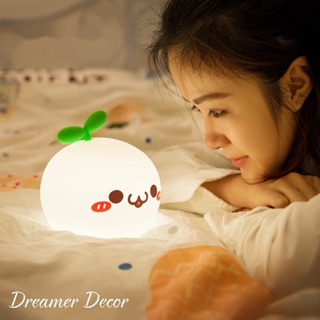 ĐÈN CỦ CẢI ĐỔI MÀU CUTE