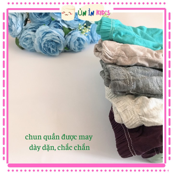 Quần Chục Dài Cho Bé Trai, Bé Gái, Chất Cotton Co Giãn, Thấm Hút Mồ Hôi Cho Bé Trai và Bé Gái