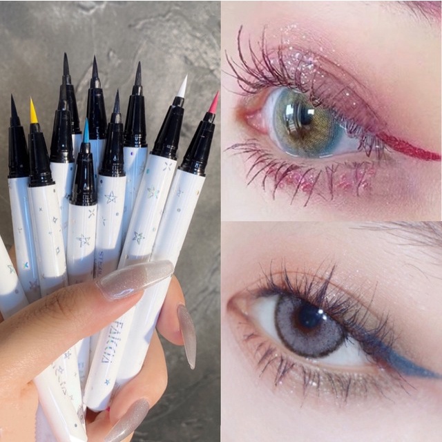 Bút Kẻ Mắt Nước Nhiều Màu Faiccia Đầu Mảnh Lâu Trôi Steal Star Cat nội địa trung | BigBuy360 - bigbuy360.vn