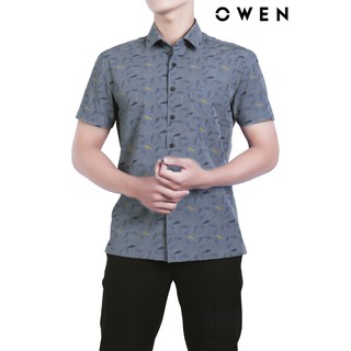 OWEN - Áo sơ mi ngắn tay nam Owen Bodyfit - BA20704NT