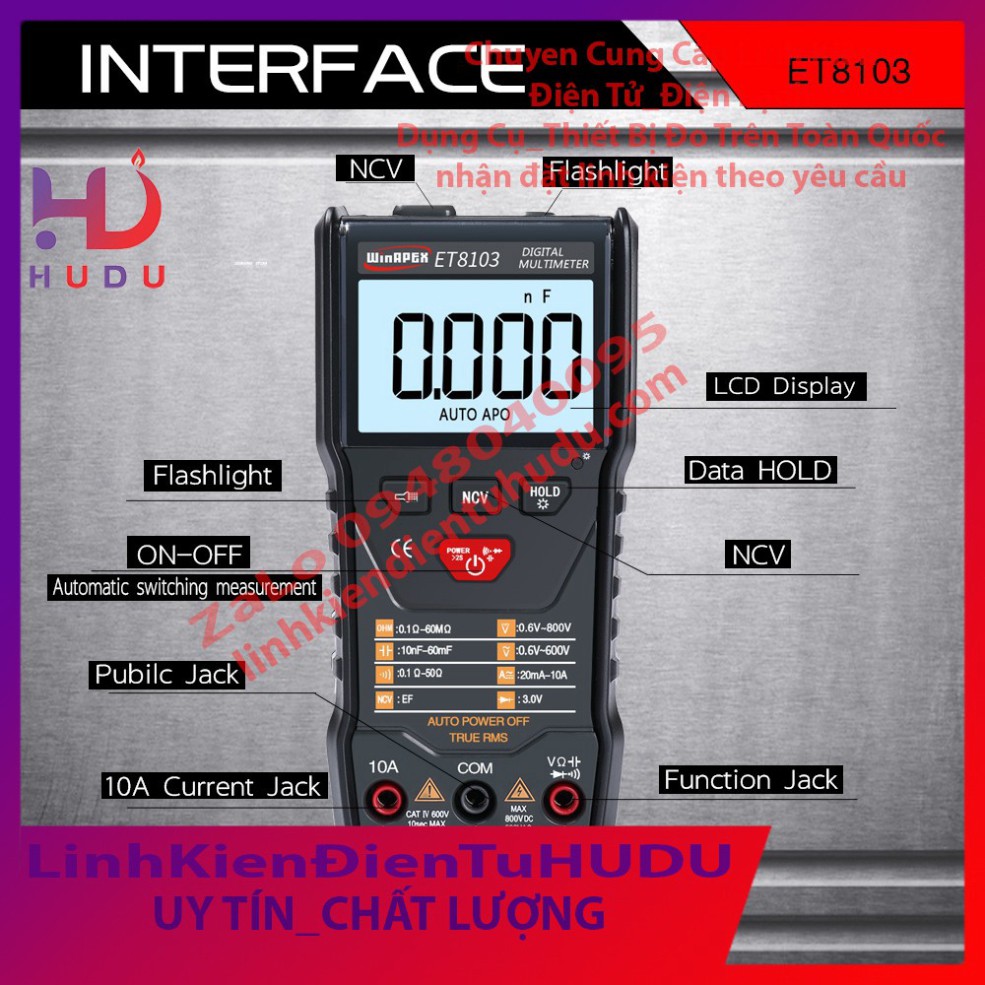 Đồng hồ điện tử WinAPEX ET8103 Auto