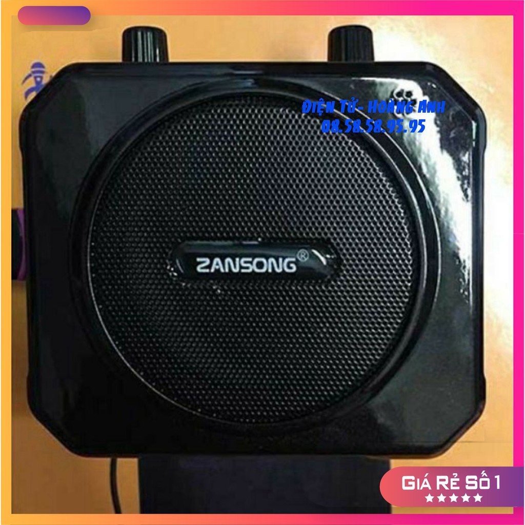 Máy trợ giảng zansong M80  loa trợ giảng dòng micro không dây bluetooth đài fm
