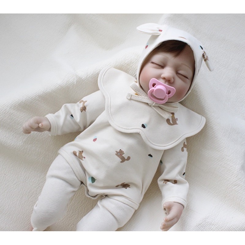 Mũ tai gấu cotton Vella Craft Hàn Quốc cho bé 0-24 tháng - Brand Bunnie Blossom