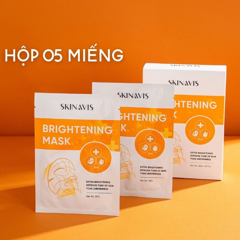 (CHÍNH HÃNG) Mặt Nạ Trắng Da Skinavis Brightening Mask