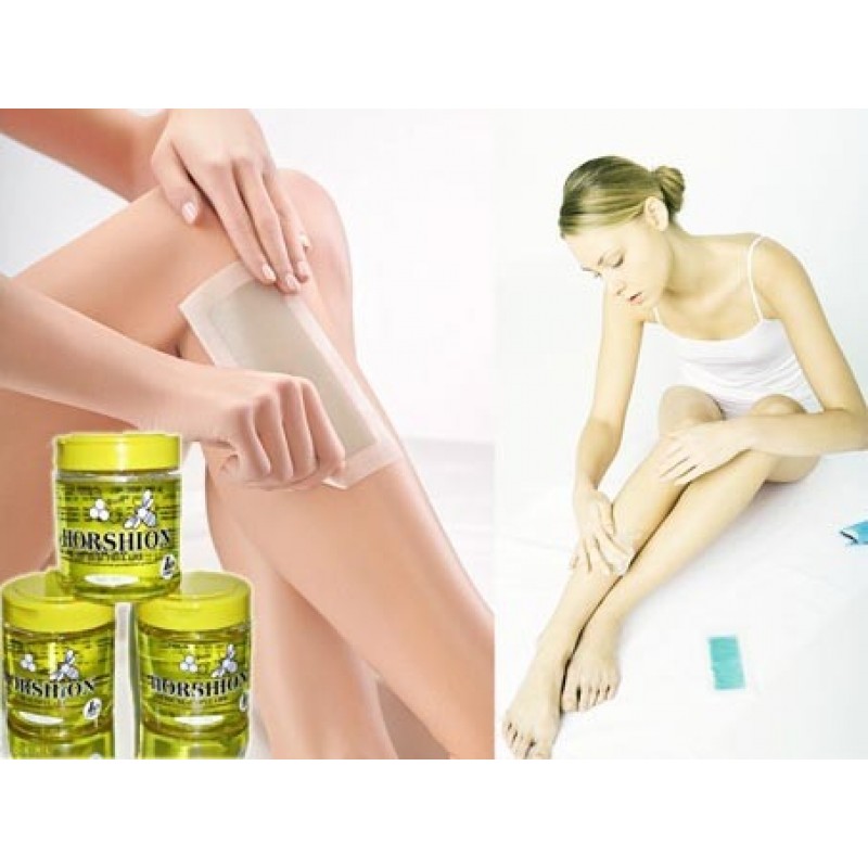 Combo  Wax lông lạnh Horshion + 100 tờ giấy nhám