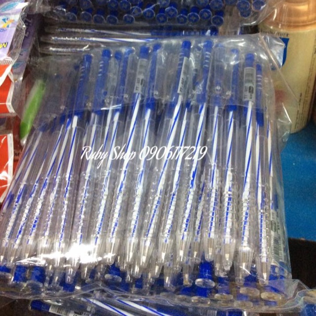 Bút bi Mực xanh 027