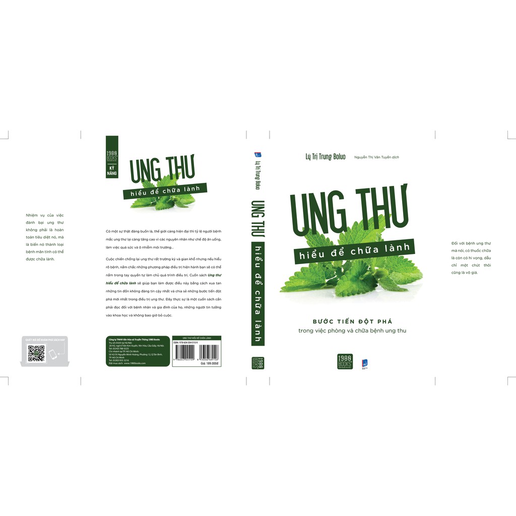 Sách - Ung Thư Hiểu Để Chữa Lành