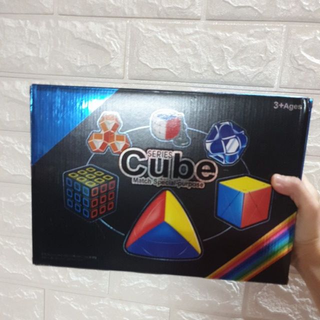 Hộp 6 loại rubik/ cube đồ chơi cho bé