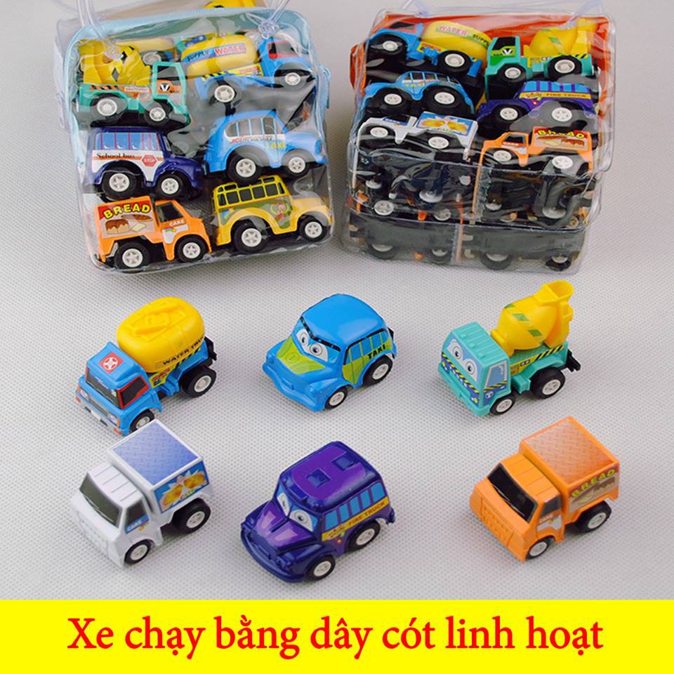 set 6 chiếc ô tô đồ chơi
