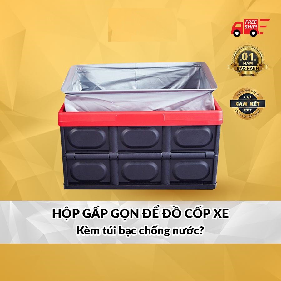 ⚡️Hộp Đựng Đồ Có Thể Gập Gọn⚡️ Chịu Sức Nặng Đến 56Kg⚡️ Để Đồ Cốp Sau Ô Tô Và Đồ Trong Nhà Tiện Dụng