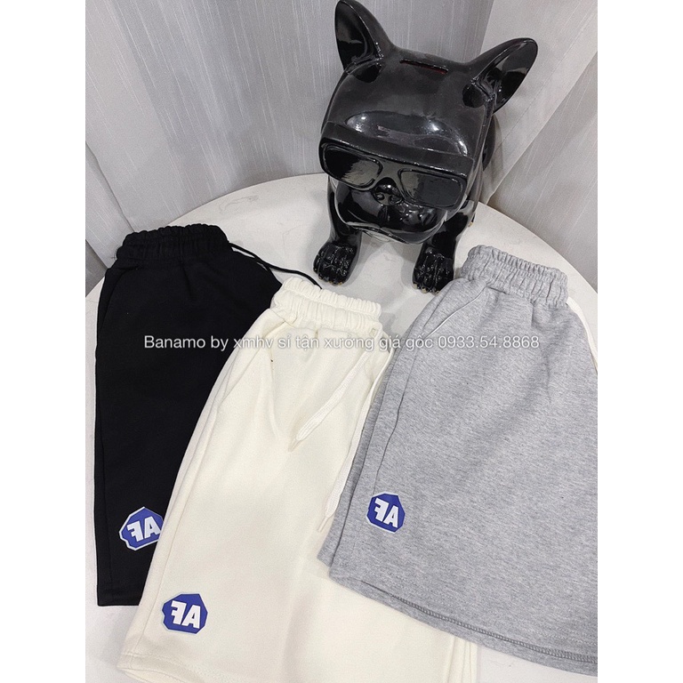 Quần đùi nữ 3 màu thời trang Banamo Fashion cạp chun dây rút quần short nữ chất nỉ da cá đẹp short FA 698 | BigBuy360 - bigbuy360.vn