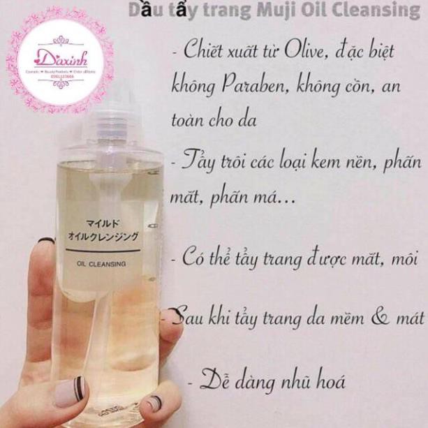 Dầu Tẩy Trang Muji Oil Cleansing Nhật Bản 200ml