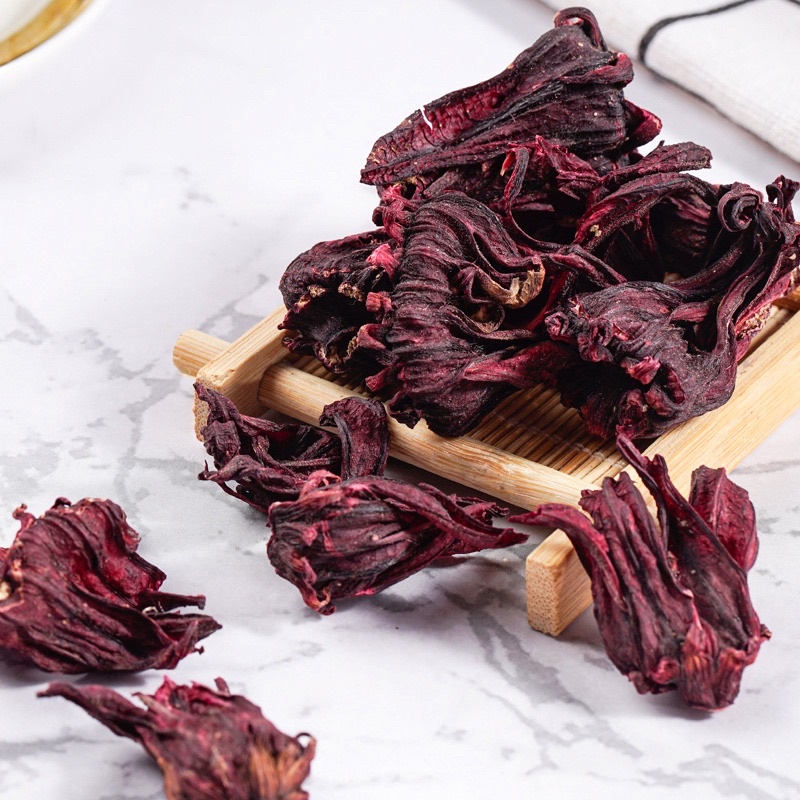 Hoa atiso đỏ - Bụp giấm Hibiscus giảm cân, đẹp da, thanh nhiệt, lợi tiểu | Bột Natural