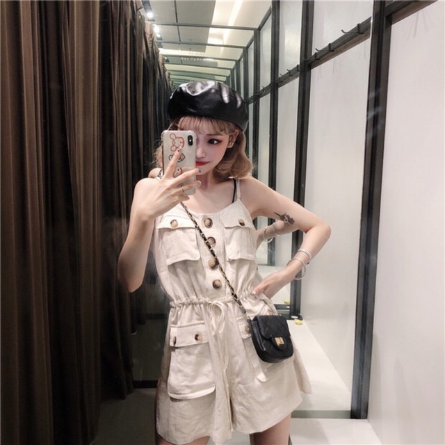 Jump hai dây quần short ulzzang