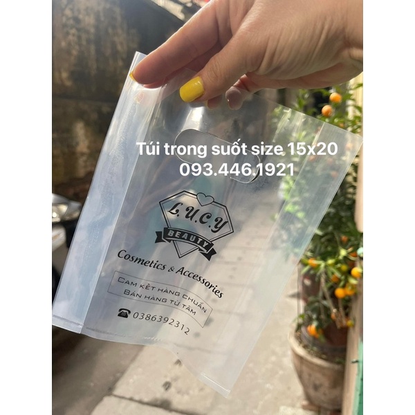 in túi ni lông giá rẻ, lấy nhanh. túi trong suốt hàng loại 1 in theo yêu cầu