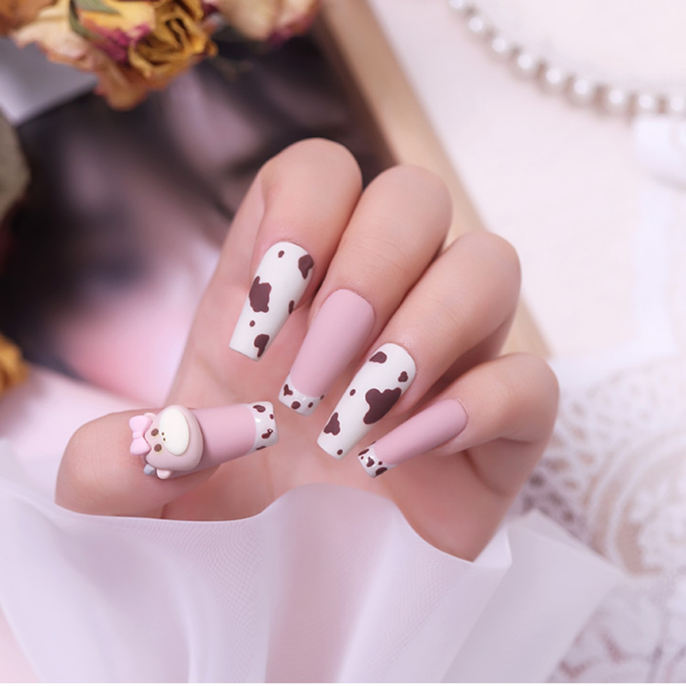10 Phụ kiện trang trí móng tay 3d hình bò sữa độc đáo