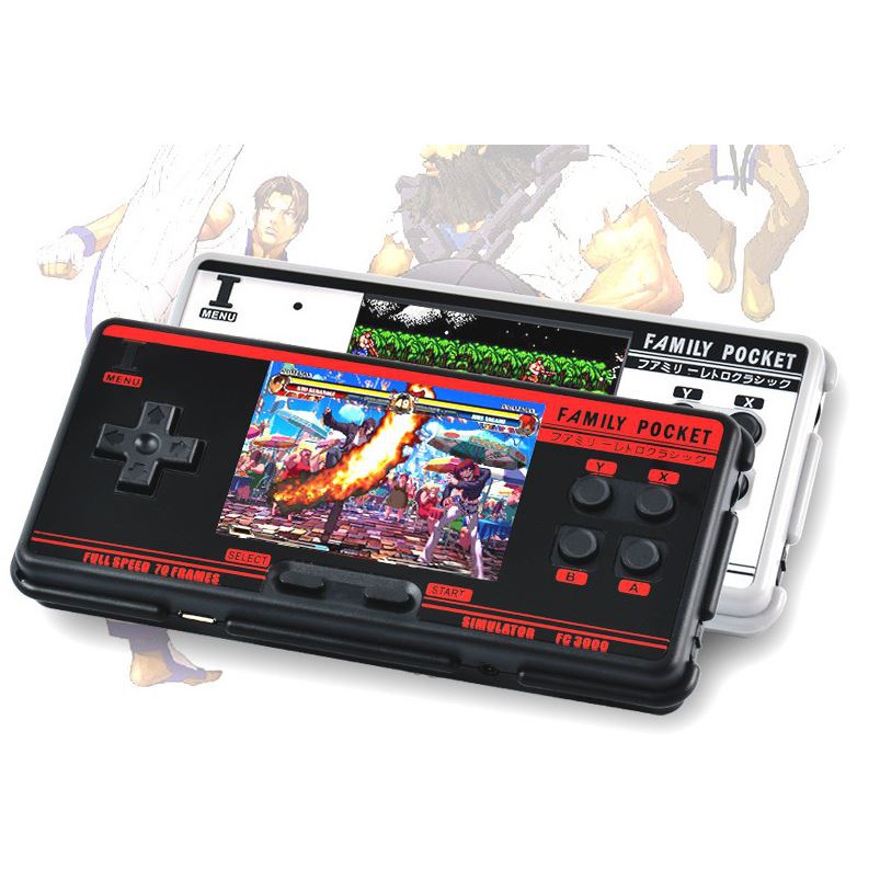 Máy Chơi Game Family Pocket Màn Hình 3inch IPS Tích Hợp Sẵn 5000+ Games GBA/GBC/Arcade [BẢN UPGRADE]