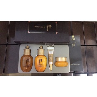 Set dưỡng da WHOO vàng 4pc