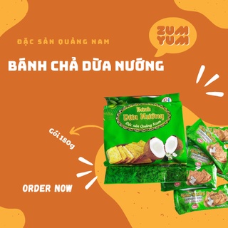 Bánh chả dừa nướng đặc sản quảng nam - loại đặc biệt ngon gói 180g - ăn vặt zumyum