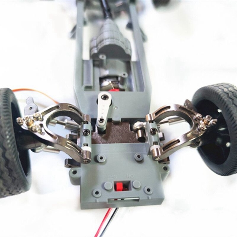 Phụ Kiện Nâng Trên Vô Lăng Xe Hơi Điều Khiển Từ Xa Bằng Kim Loại Dành Cho wpl d12 d42 1 / 10 rc qeufjhpoo